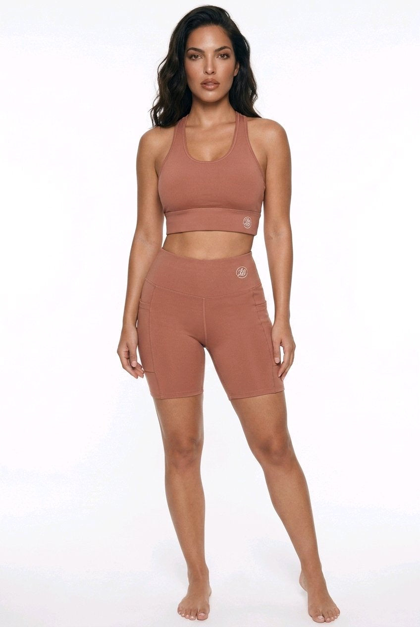 LB BIKER SHORT SET