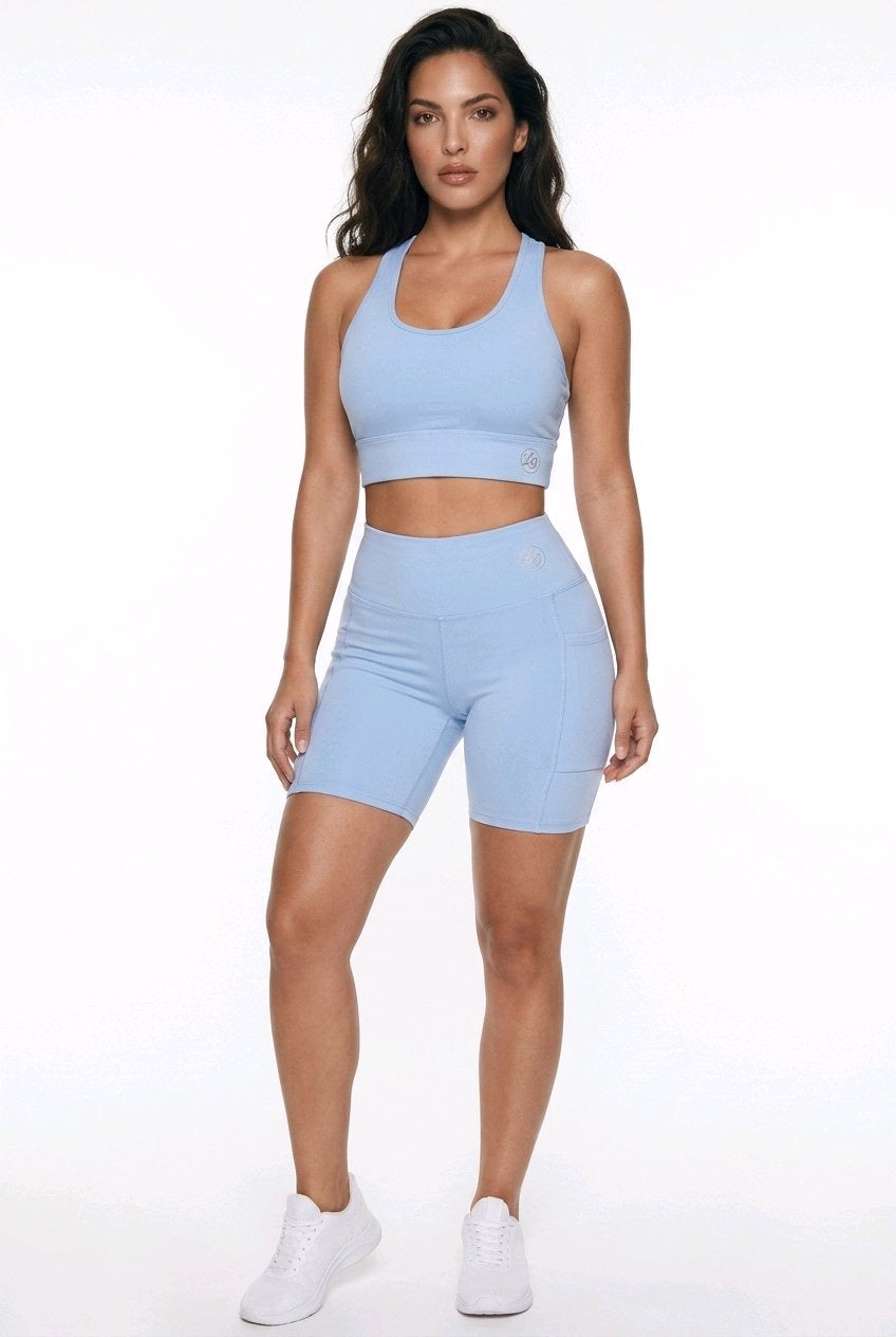 LB BIKER SHORT SET